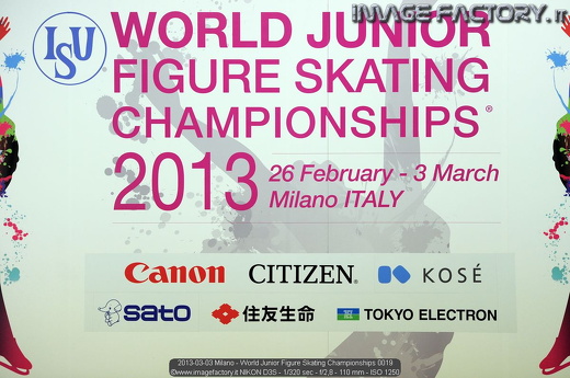 2013-03-03 Milano - World Junior Figure Skating Championships 0019